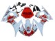Purchase 2003-2004 White Red Lucky Strike Motul Yamaha YZF R6 Motorcycle Fairings UK