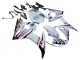 Purchase 2006-2009 White with Dark Black Flame Yamaha YZF R6S Motorcycle Fairings UK
