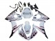 Purchase 2006-2009 White with Dark Black Flame Yamaha YZF R6S Motorcycle Fairings UK