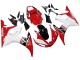 Purchase 2003-2004 White Red Glossy Black Yamaha YZF R6 Motorcycle Fairing UK