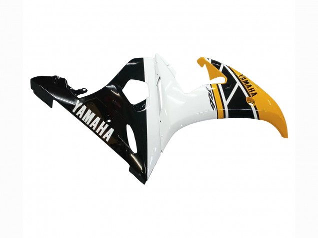 Purchase 2006-2009 Yellow White Glossy Black Yamaha YZF R6S Motorcycle Fairings UK