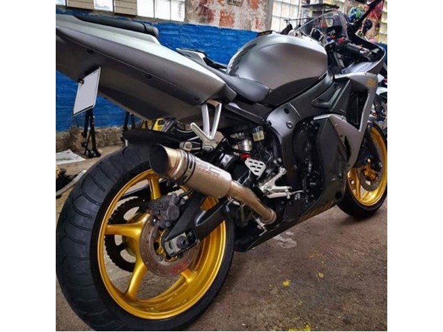 Purchase 2003-2004 Matte Grey Matte Black Gold Decals Yamaha YZF R6 Motorcycle Fairings UK