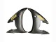 Purchase 2003-2004 Glossy Black Matte Black Gold Decals Yamaha YZF R6 Motorcycle Fairings UK