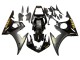 Purchase 2003-2004 Glossy Black Matte Black Gold Decals Yamaha YZF R6 Motorcycle Fairings UK