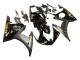 Purchase 2006-2009 Glossy Black Matte Black Gold Decals Yamaha YZF R6S Motorcycle Fairings UK