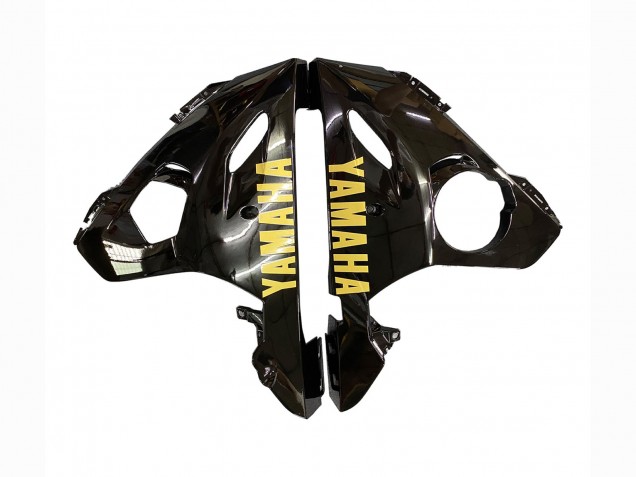 Purchase 2006-2009 Glossy Black Matte Black Gold Decals Yamaha YZF R6S Motorcycle Fairings UK