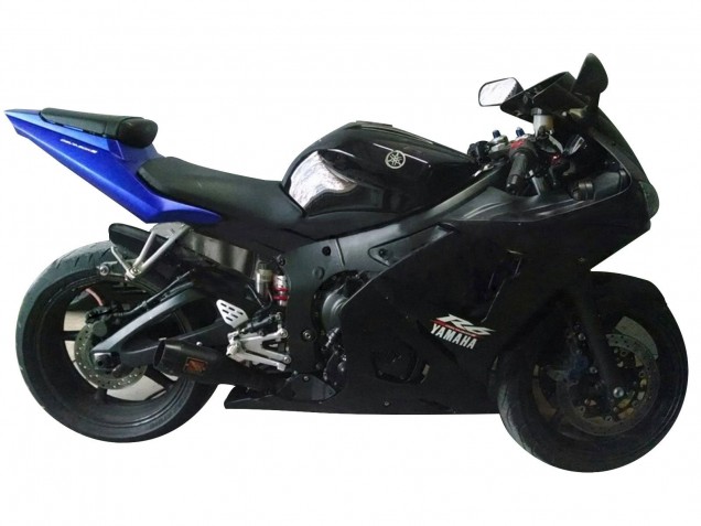 Purchase 2003-2004 Blue Matte Black Yamaha YZF R6 Motorcycle Fairings UK