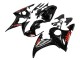 Purchase 2006-2009 Glossy Black Red Yamaha YZF R6S Motorcycle Fairings UK