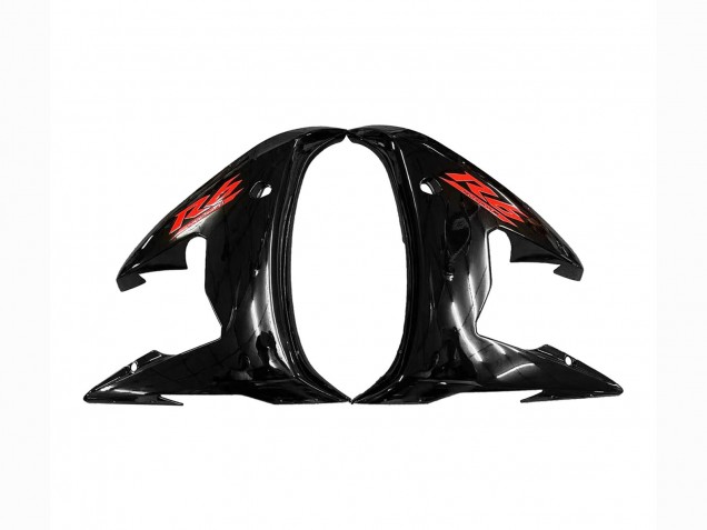 Purchase 2006-2009 Glossy Black Red Yamaha YZF R6S Motorcycle Fairings UK