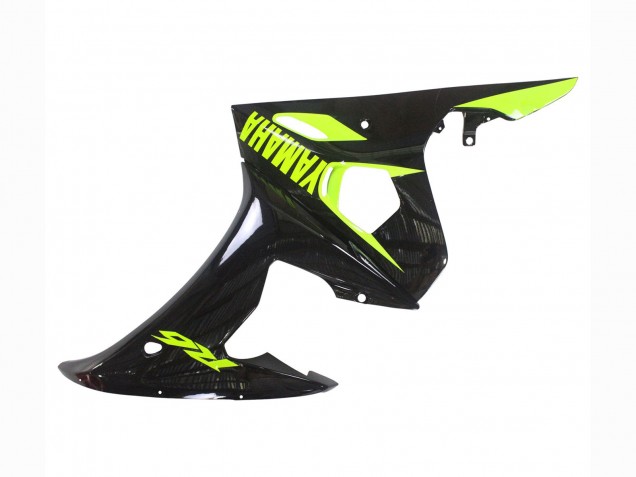 Purchase 2006-2009 Glossy Black Neon Yellow Yamaha YZF R6S Motorcycle Fairings UK