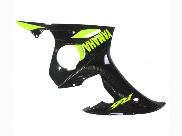 Purchase 2006-2009 Glossy Black Neon Yellow Yamaha YZF R6S Motorcycle Fairings UK