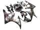 Purchase 2003-2004 Grey Matte Black Geometric Yamaha YZF R6 Motorcycle Fairings UK