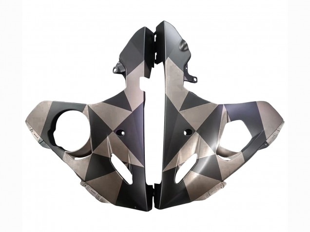 Purchase 2003-2004 Grey Matte Black Geometric Yamaha YZF R6 Motorcycle Fairings UK