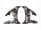 Purchase 2003-2004 Grey Matte Black Geometric Yamaha YZF R6 Motorcycle Fairings UK