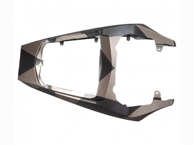 Purchase 2003-2004 Grey Matte Black Geometric Yamaha YZF R6 Motorcycle Fairings UK