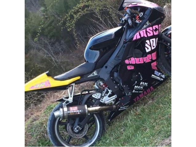 Purchase 2003-2004 Yellow Pink Glossy Black Rossi Repsol 46 Yamaha YZF R6 Motorcycle Fairings UK