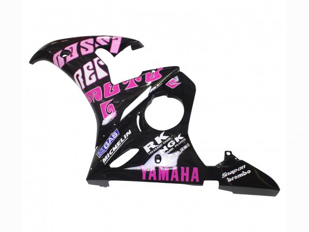 Purchase 2003-2004 Yellow Pink Glossy Black Rossi Repsol 46 Yamaha YZF R6 Motorcycle Fairings UK