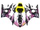 Purchase 2003-2004 Yellow Pink Glossy Black Rossi Repsol 46 Yamaha YZF R6 Motorcycle Fairings UK