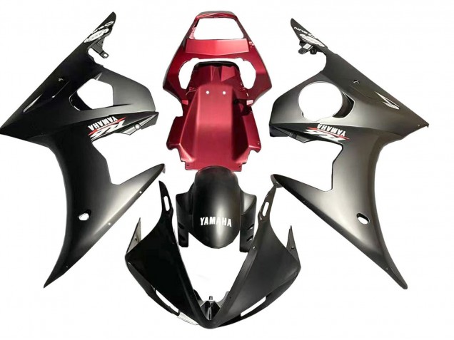 Purchase 2006-2009 Red Matte Black Yamaha YZF R6S Motorcycle Fairing UK