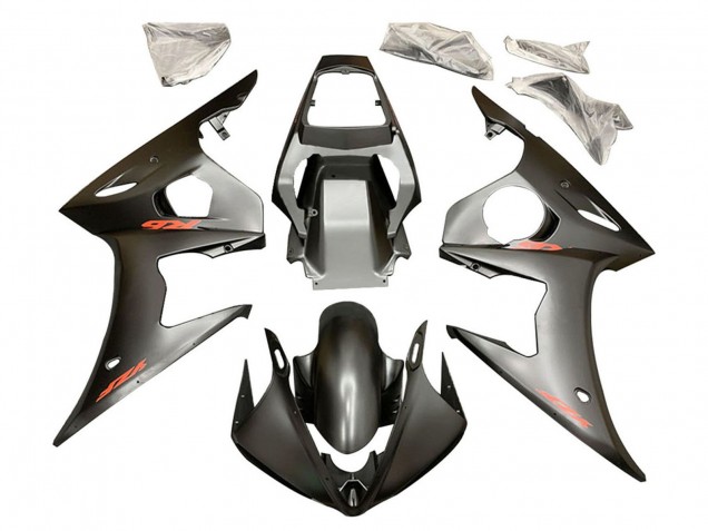 Purchase 2006-2009 Matte Black Red Decals Yamaha YZF R6S Motorcycle Fairings UK