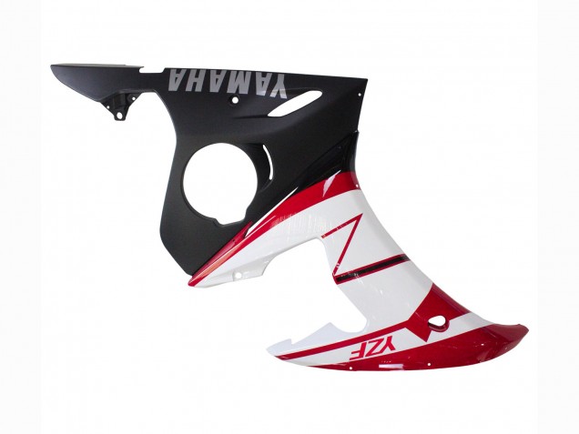 Purchase 2006-2009 Red White Matte Black Yamaha YZF R6S Motorcycle Fairings UK