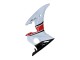 Purchase 2003-2004 White Red Glossy Black Yamaha YZF R6 Motorcycle Fairings UK