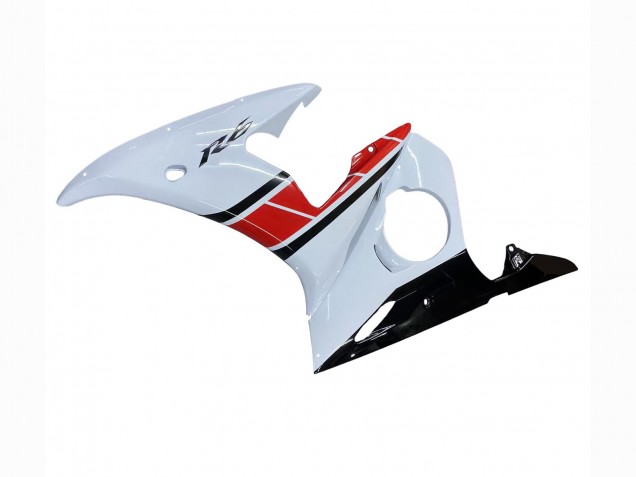Purchase 2003-2004 White Red Glossy Black Yamaha YZF R6 Motorcycle Fairings UK