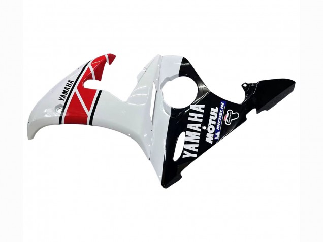 Purchase 2003-2004 White Red Glossy Black Motul Yamaha YZF R6 Motorcycle Fairings UK