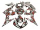 Purchase 2003-2004 Black Red Grey Camouflage Yamaha YZF R6 Motorcycle Fairings UK