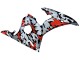 Purchase 2006-2009 Black Red Grey Camouflage Yamaha YZF R6S Motorcycle Fairings UK