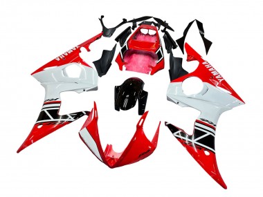 Purchase 2006-2009 Red White Black Yamaha YZF R6S Motorcycle Fairings UK