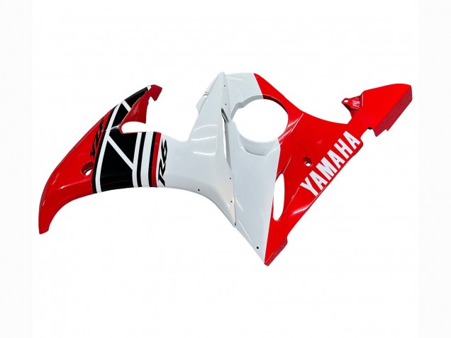 Purchase 2006-2009 Red White Black Yamaha YZF R6S Motorcycle Fairings UK
