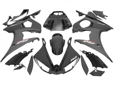 Purchase 2006-2009 Glossy Black Matte Black Yamaha YZF R6S Motorcycle Fairings UK