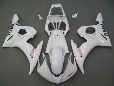 Purchase 2006-2009 White Yamaha YZF R6S Motorcycle Fairings UK