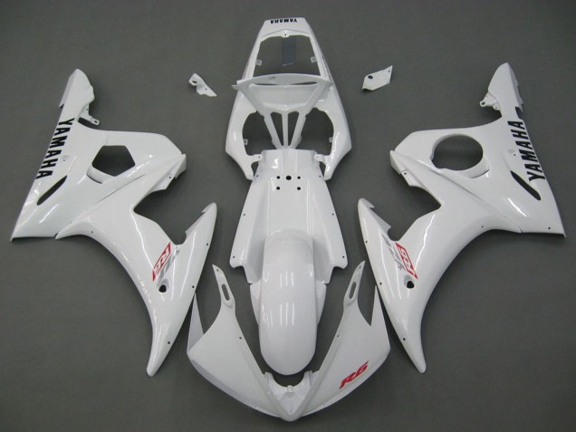 Purchase 2006-2009 White Yamaha YZF R6S Motorcycle Fairings UK