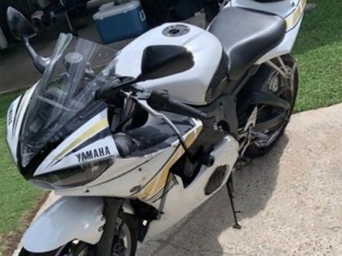 Purchase 2003-2004 White Gold Yamaha YZF R6 Motorcycle Fairings UK