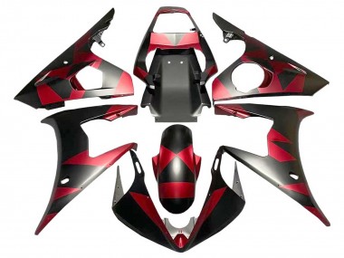 Purchase 2005 Black Red Yamaha YZF 600 R6 Motorcycle Fairings UK