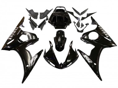 Purchase 2005 Glossy Black Yamaha YZF 600 R6 Motorcycle Fairings UK