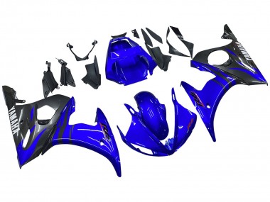 Purchase 2005 Glossy Blue Black Yamaha YZF 600 R6 Motorcycle Fairings UK