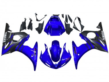 Purchase 2005 Glossy Blue Black Yamaha YZF 600 R6 Motorcycle Fairings UK
