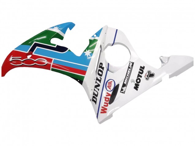Purchase 2005 Green Blue Red White Dunlop Motul Yamaha YZF 600 R6 Motorcycle Fairings UK Purchase 2005 Green Blue Red White Dunlop Motul Yamaha YZF 600 R6 Motorcycle Fairings UK