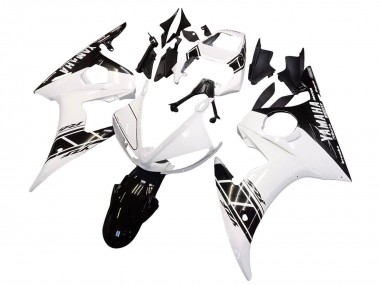 Purchase 2005 White Black Yamaha YZF 600 R6 Motorcycle Fairings UK
