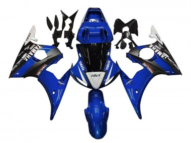 Purchase 2005 Blue White Black Yamalube Yamaha YZF 600 R6 Motorcycle Fairings UK