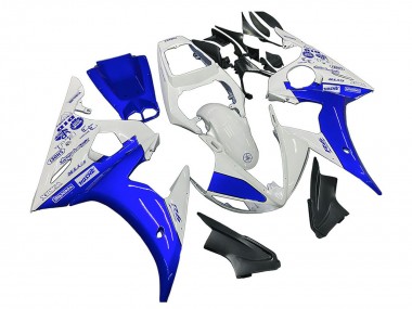 Purchase 2005 White Blue Yamalube Yamaha YZF 600 R6 Motorcycle Fairings UK