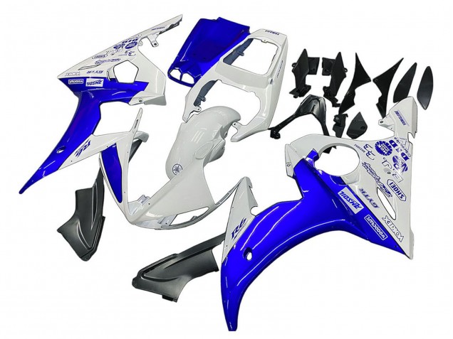 Purchase 2005 Blue White GYTR Yamaha YZF 600 R6 Motorcycle Fairings UK Purchase 2005 Blue White GYTR Yamaha YZF 600 R6 Motorcycle Fairings UK