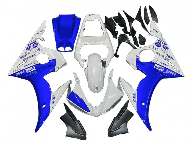 Purchase 2005 Blue White GYTR Yamaha YZF 600 R6 Motorcycle Fairings UK Purchase 2005 Blue White GYTR Yamaha YZF 600 R6 Motorcycle Fairings UK