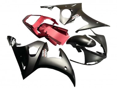 Purchase 2005 Matte Black Red Yamaha YZF 600 R6 Motorcycle Fairing UK