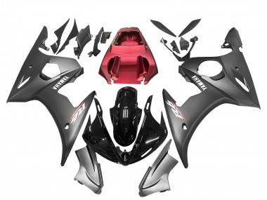 Purchase 2005 Black Red Yamaha YZF 600 R6 Motorcycle Fairings UK