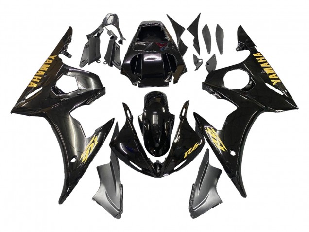 Purchase 2005 Black with Gold Logo Yamaha YZF 600 R6 Motorcycle Fairings UK Purchase 2005 Black with Gold Logo Yamaha YZF 600 R6 Motorcycle Fairings UK