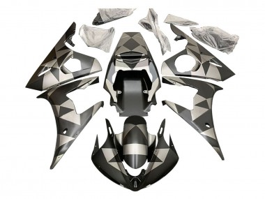 Purchase 2005 Matte Black Yamaha YZF 600 R6 Motorcycle Fairings UK